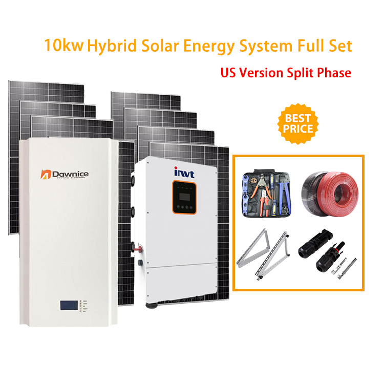 US Verison 10KW Split Phase Hybrid Solar Energy System