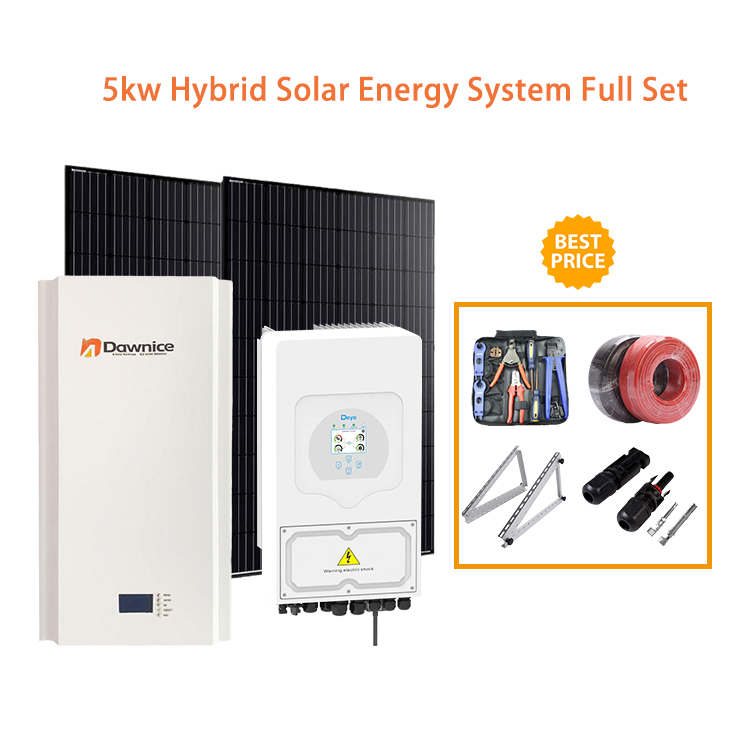 5KVA Hybrid Solar System 5Kw With 10Kwh Lithium Battery