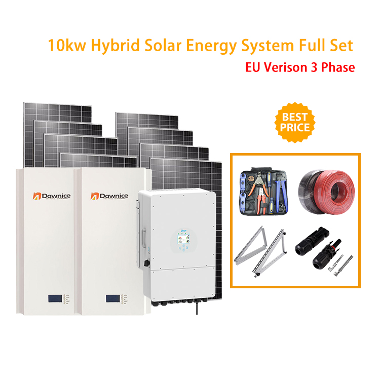 10kw 3 phase hybrid solar energy system