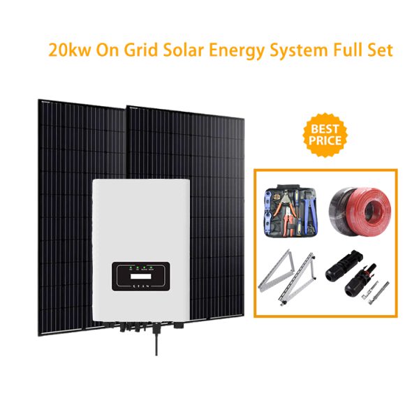 20KW Single Phase On Grid Solar Energy System - Energy Dawnice