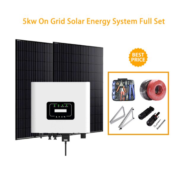 5KW Single Phase On Grid Solar Energy System - Energy Dawnice