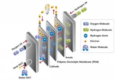 Hydrogen fuel cell stack