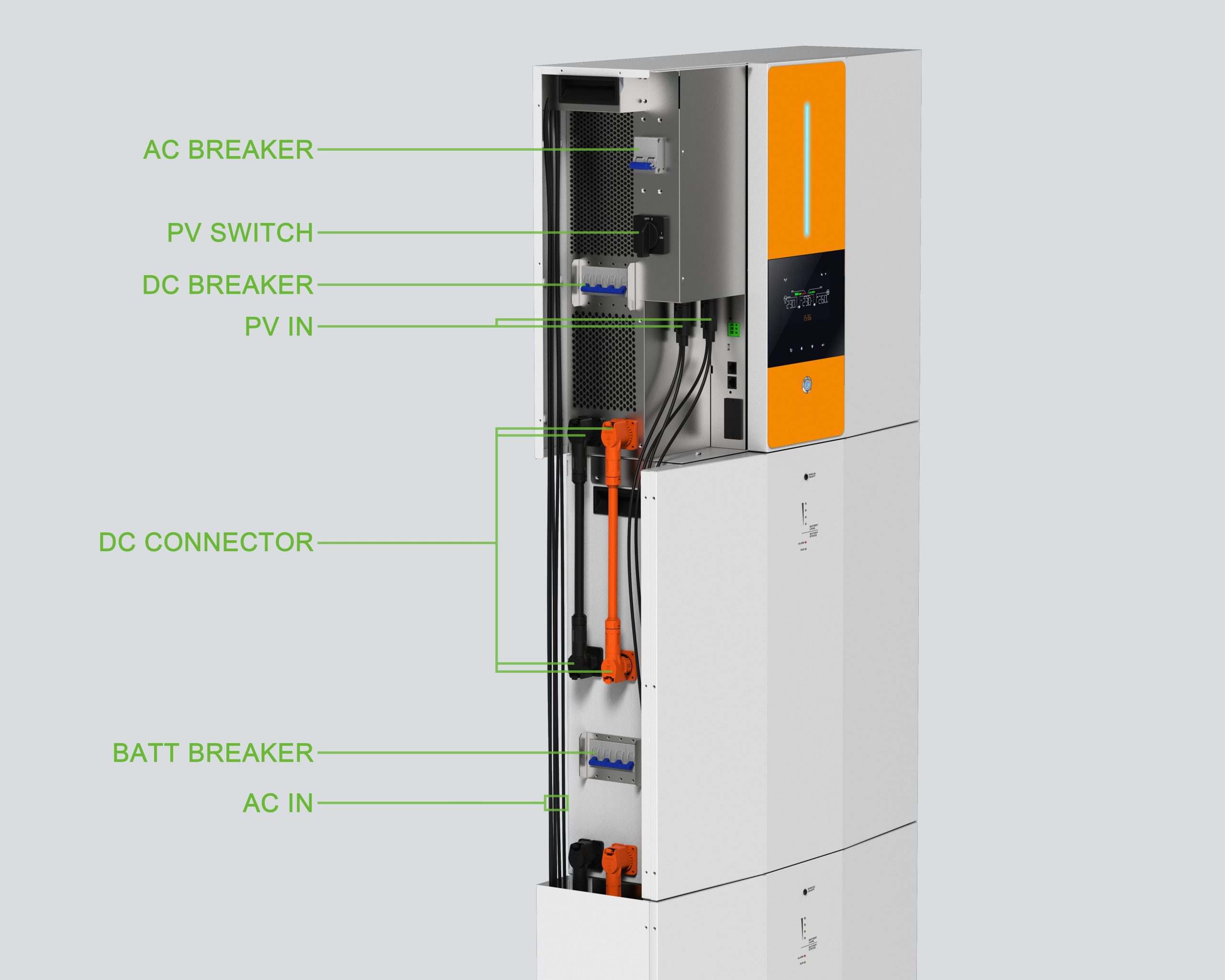 all in one solar inverter and battery