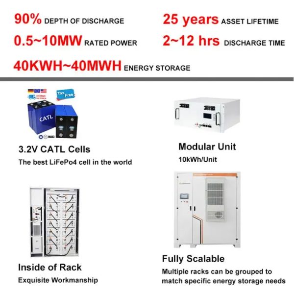 Dawnice 100kw 200kw 300kw 400kw 500kw solar battery price