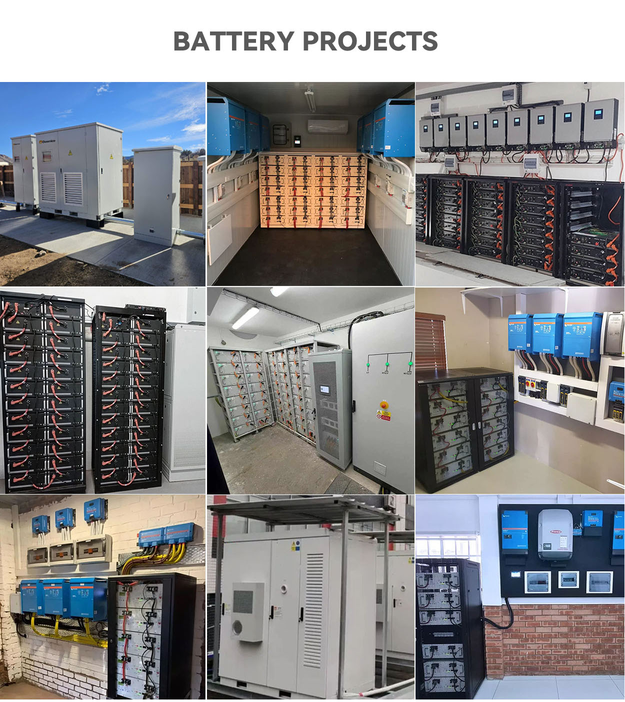 30kw solar battery projects