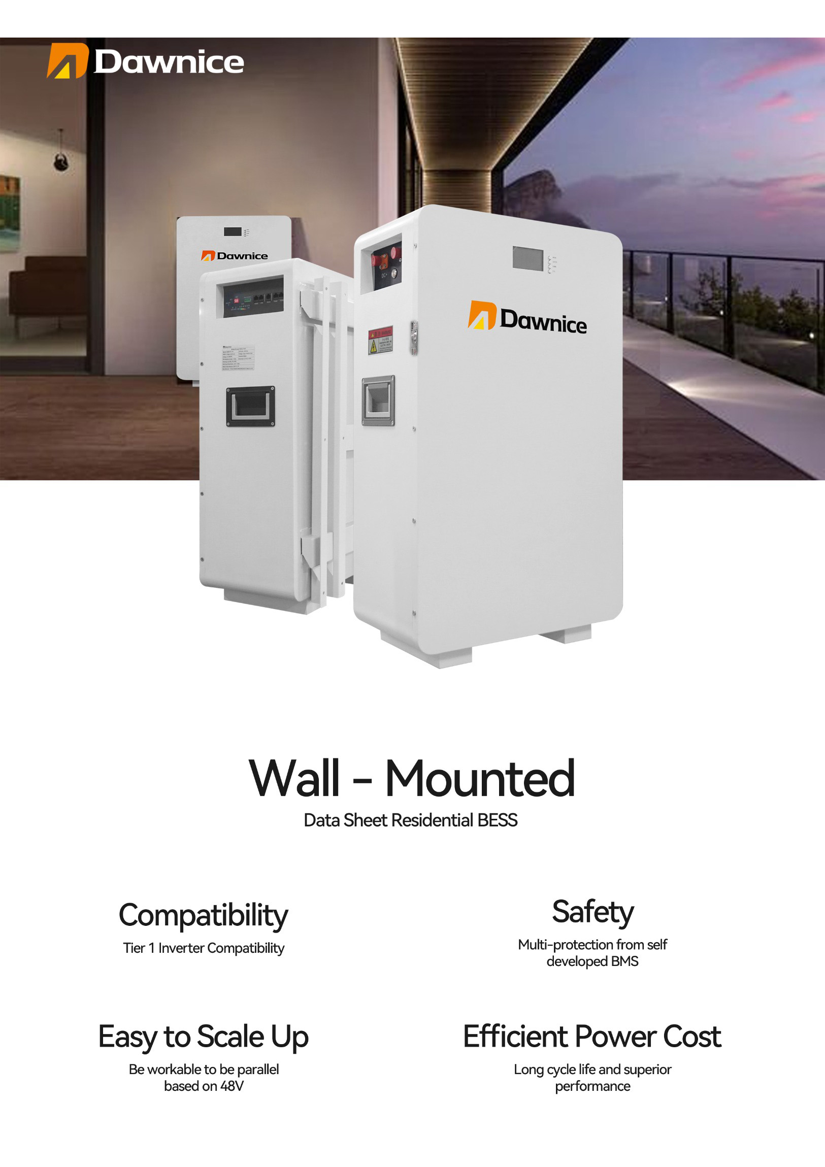 dawnice wall batteries