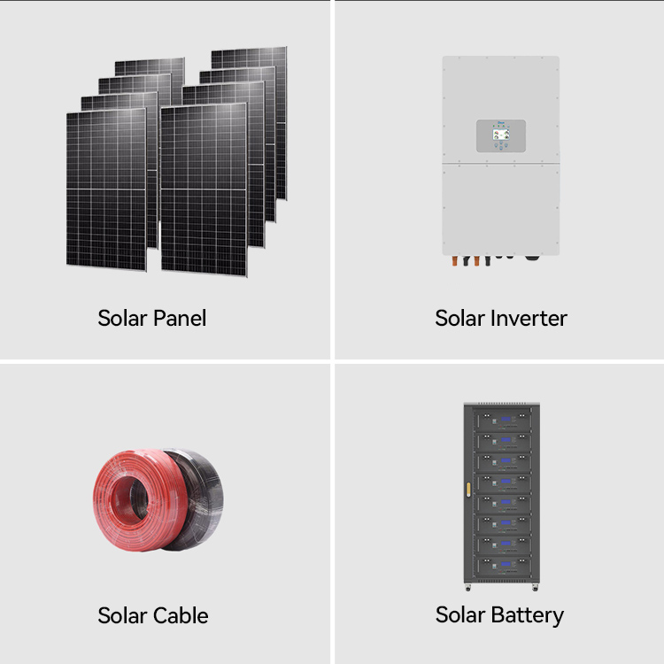 50kw hybrid solar system components