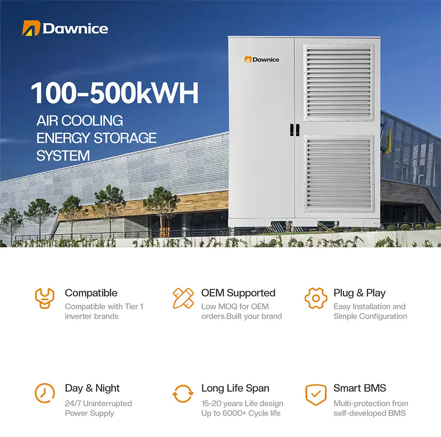 Dawnice 100-500kwh battery Introduction