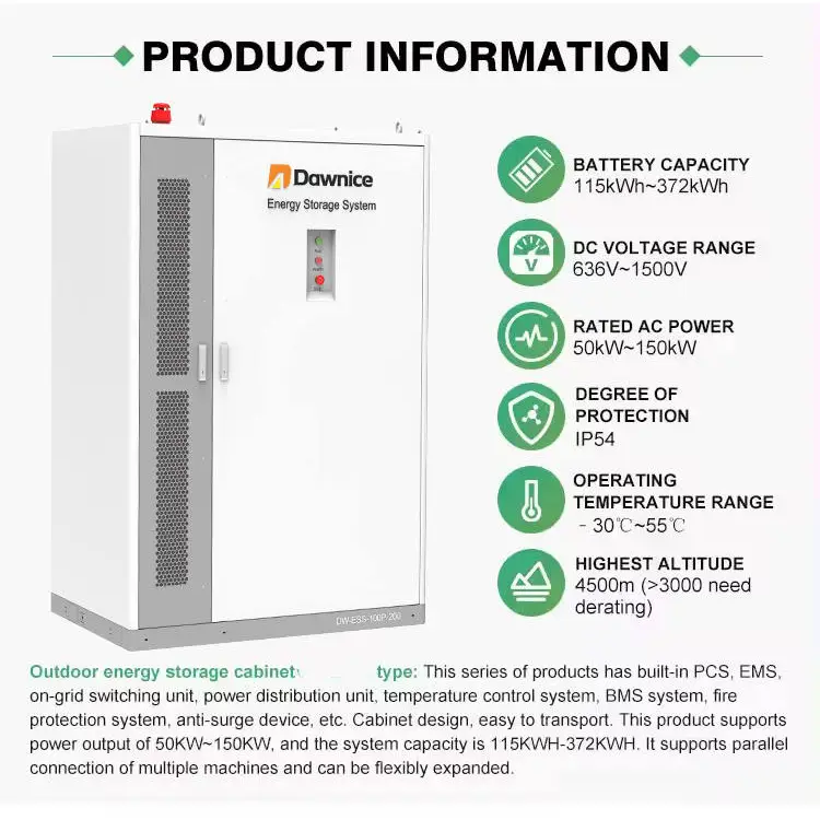 Dawnice 200 kw battery introduction