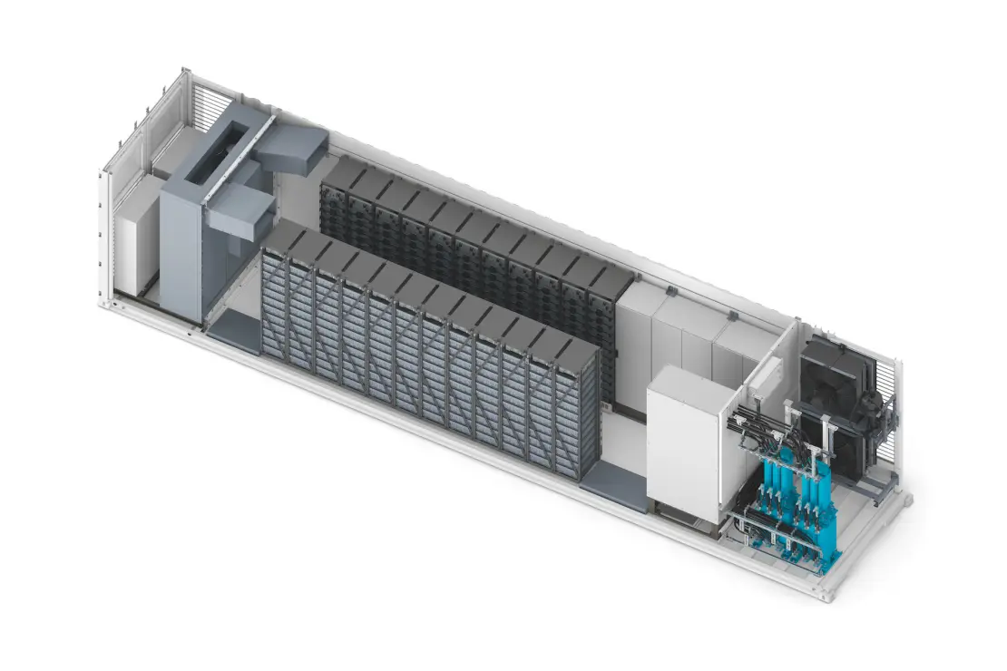 Dawnice bess container internal structure