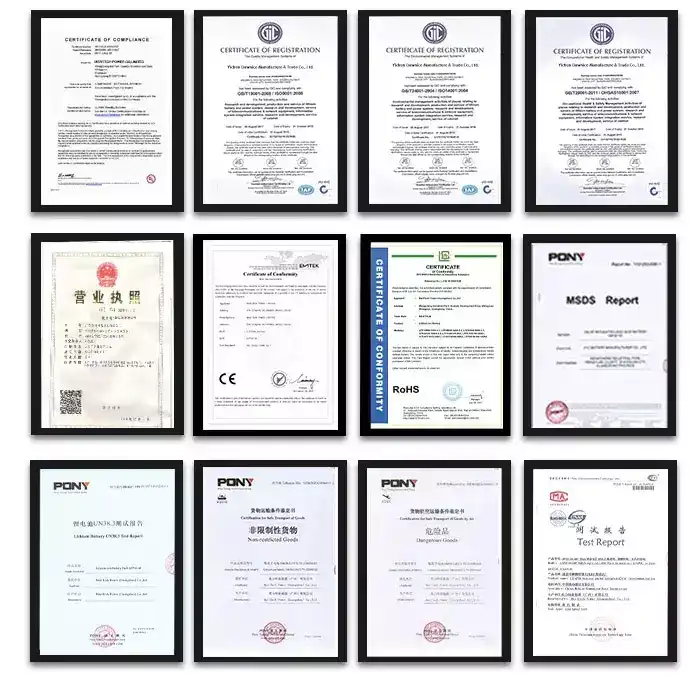 certifications