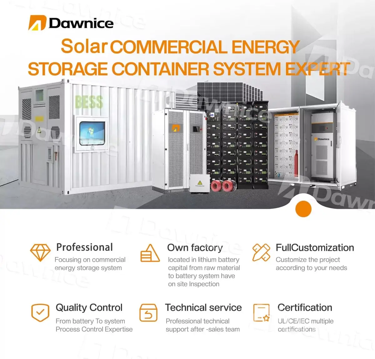 Dawnice bess profile 1000 kw battery