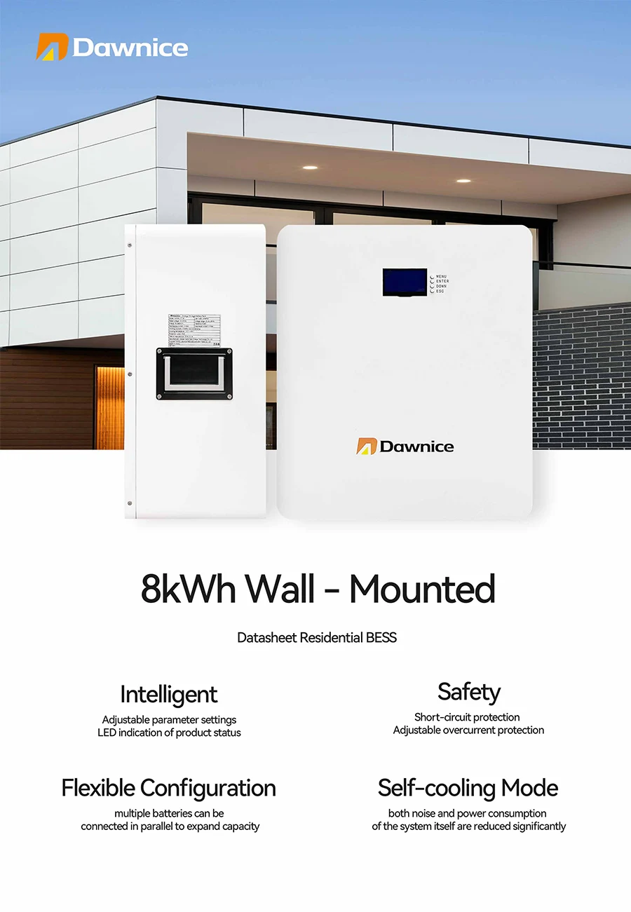 dawnice 8kwh wall mounted battery specification