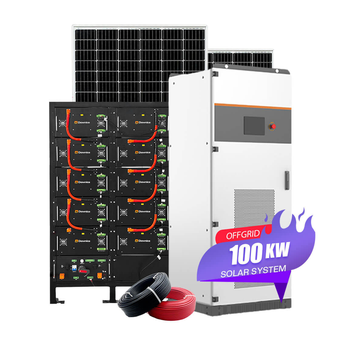 100kw off grid solar system