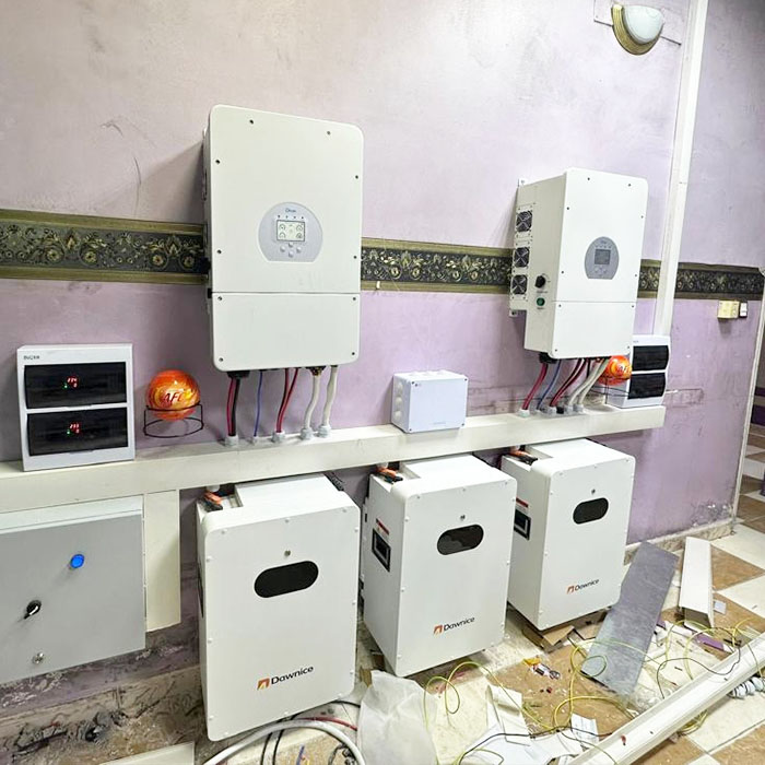 Wall-Mounted ESS Installation in the Middle East Mali wall-mounted household energy storage battery case