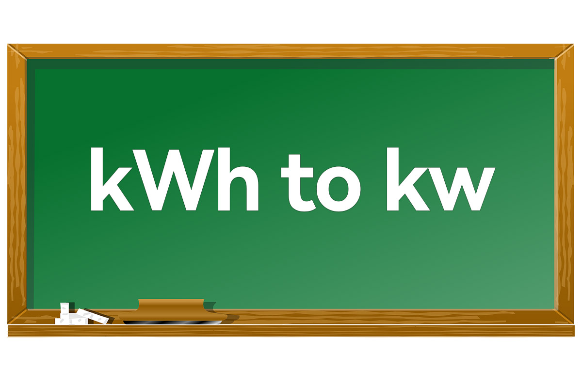 kWh to kW in Solar and Energy Storage Systems