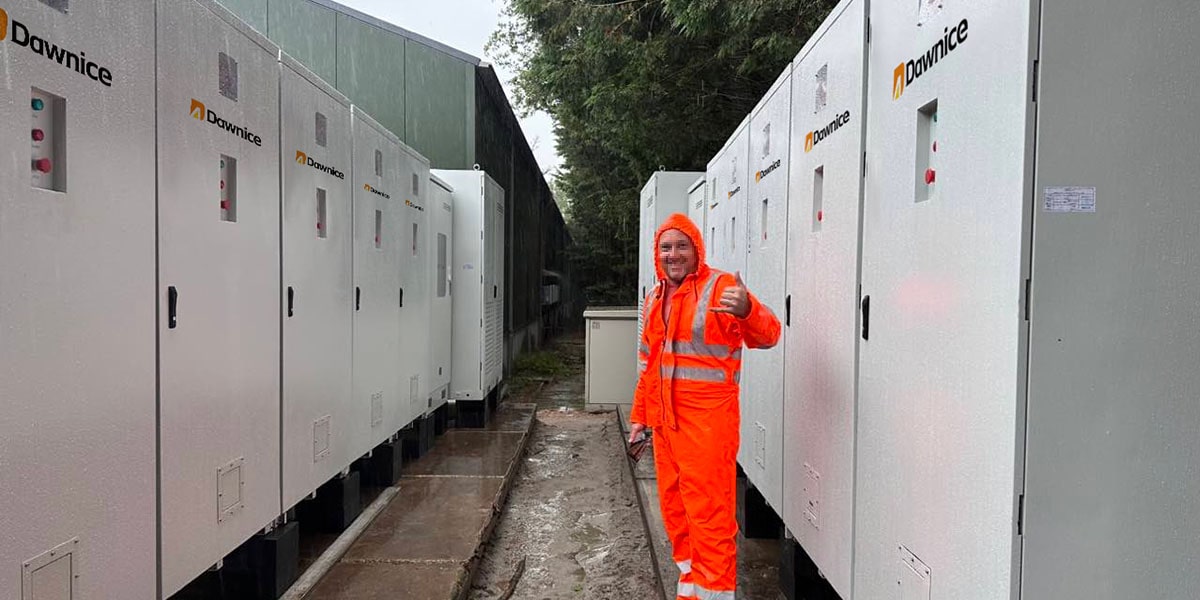 The customer's satisfied smile after the installation is completed