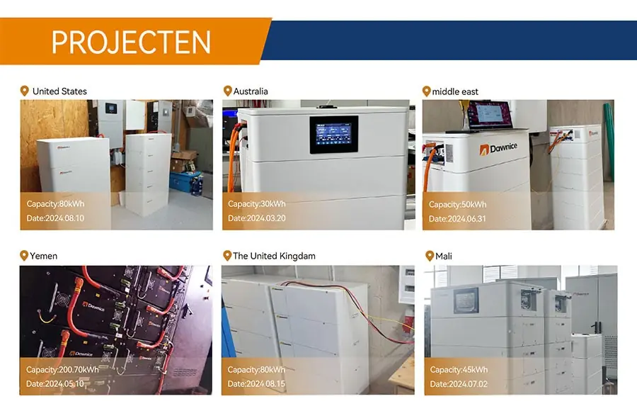 Gestapelde batterij installatie geval