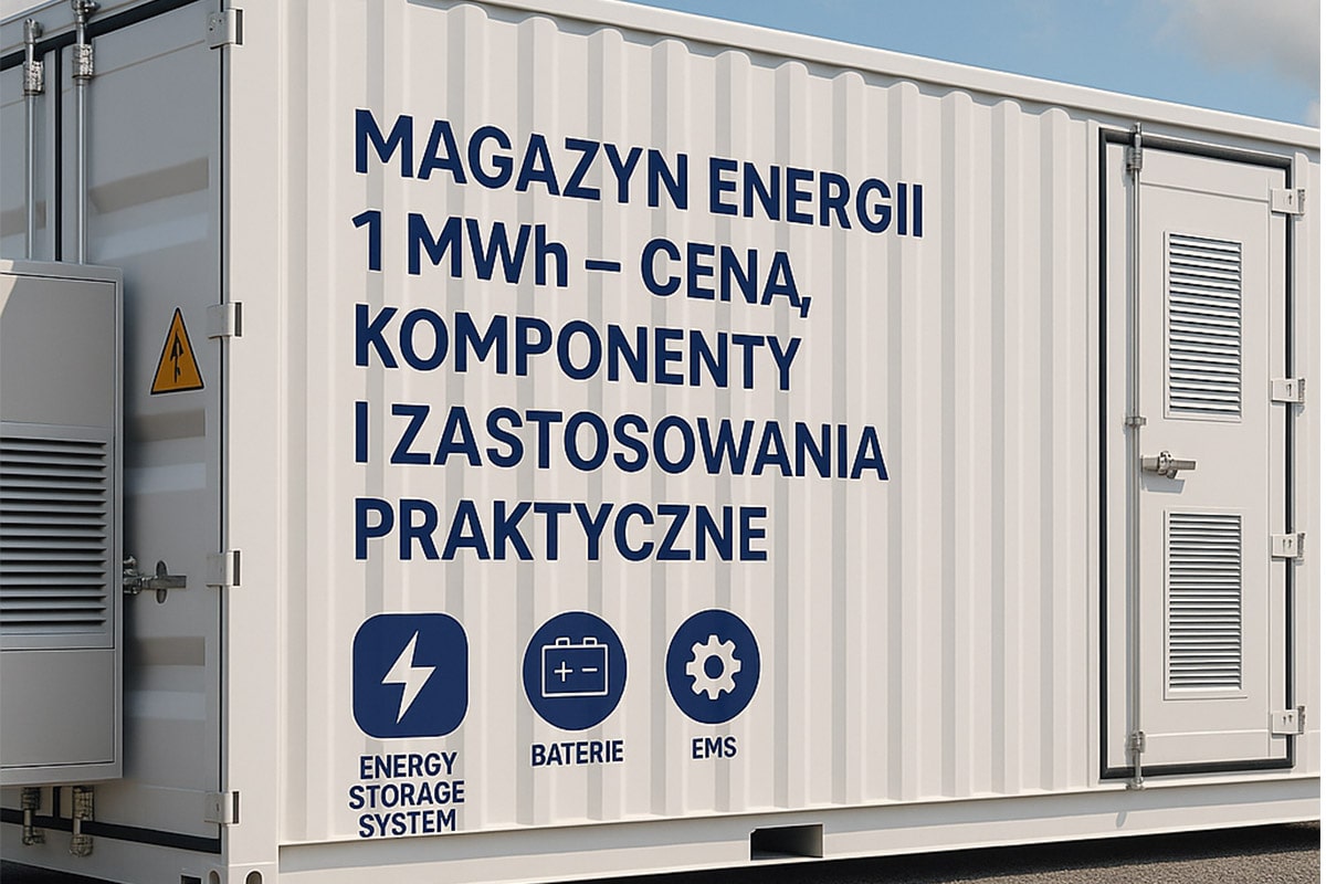 Magazyn energii 1 MWh – cena, komponenty i zastosowania praktyczne