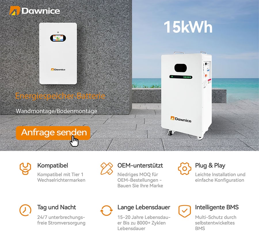 Produktbeschreibung – 15kWh Lithium-Wandbatterie