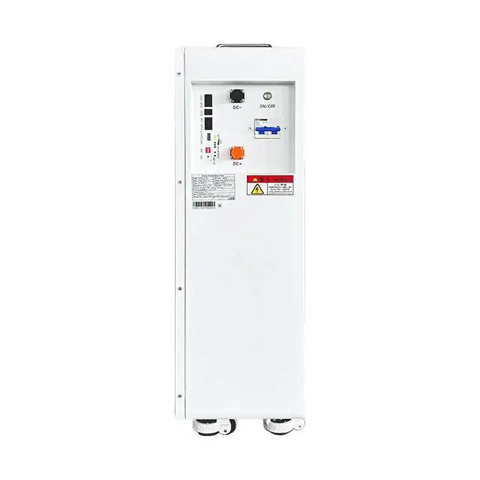 Vista laterale sinistra batteria da 20kWh a installazione a terra