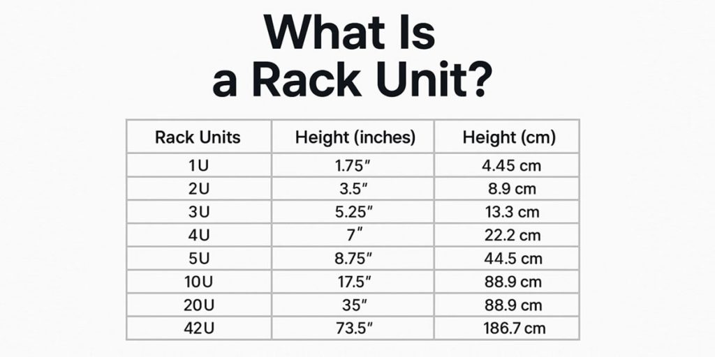 Rack Unit (U): Size, Height & Standard Rack Mount Dimensions Explained