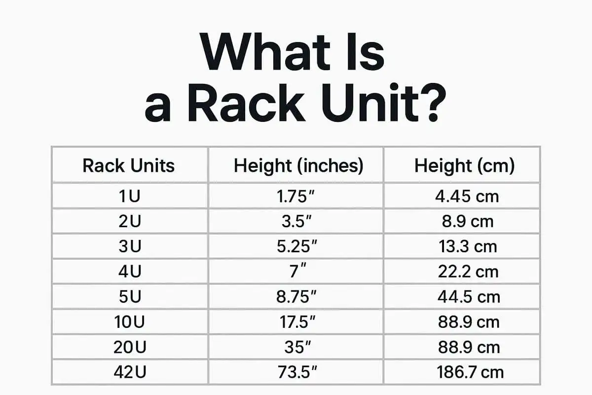 What Is a Rack Unit (U) in Server and Battery Racks 1200x800