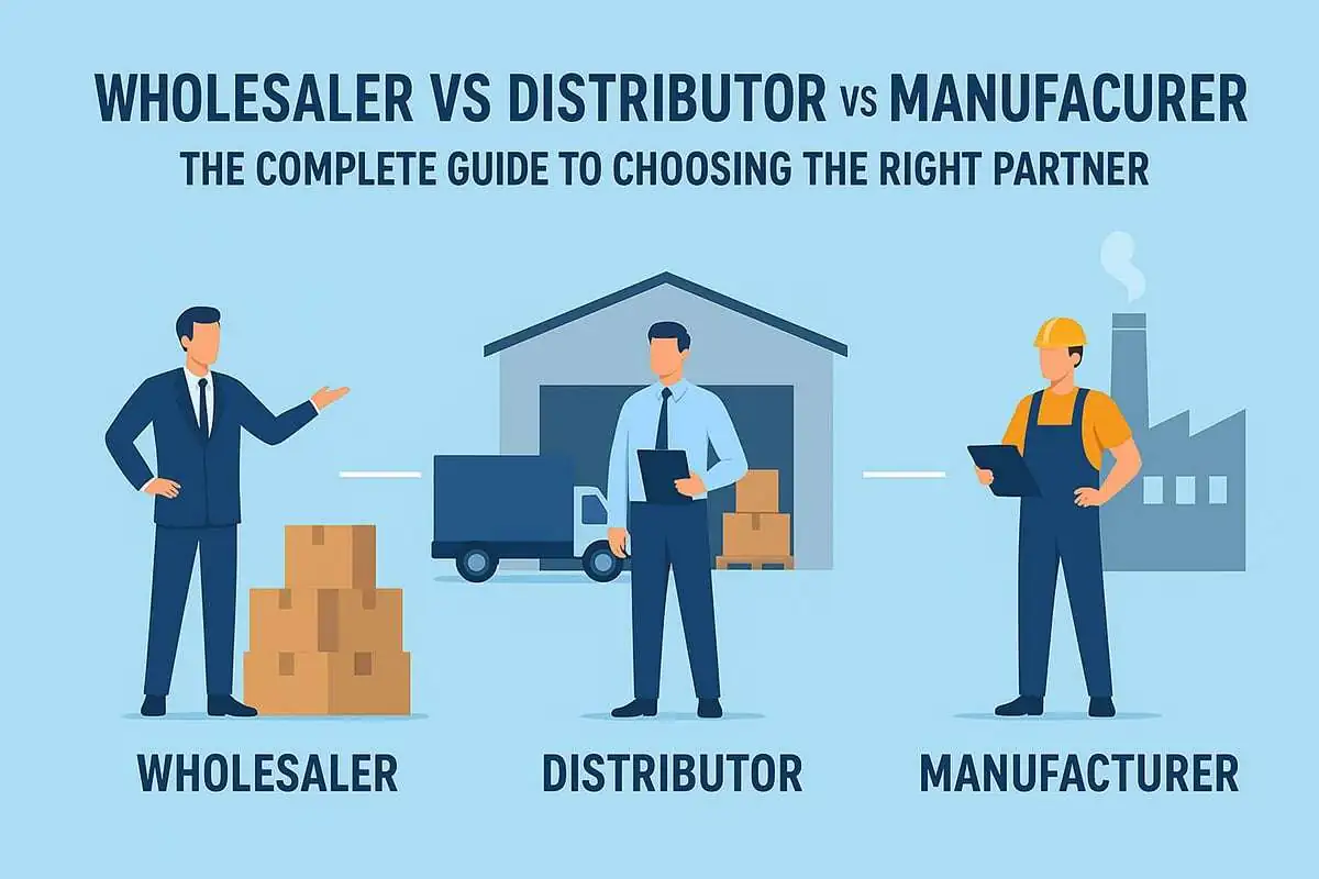 Wholesaler vs Distributor vs Manufacturer