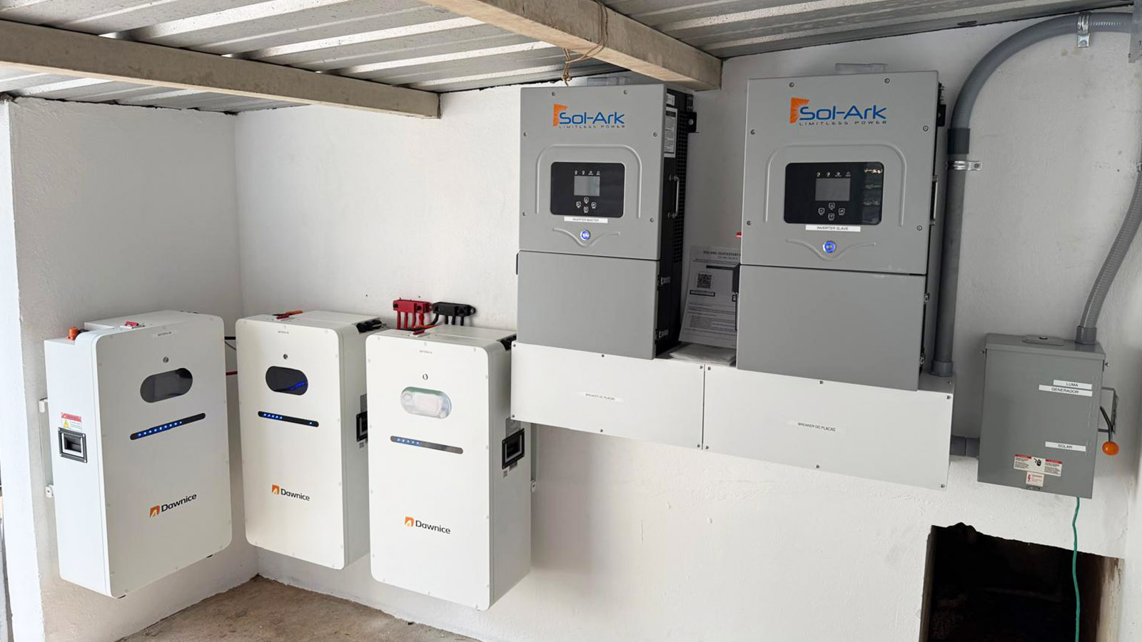 3x16kwh-battery-with-sol-ark-inverter-puerto-rico Netherlands Customer 2mwh Industrial And Commercial System Project
