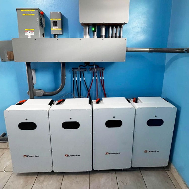 4x16kwh-wall-mounted-battery-hzeb-lct-16-puerto-rico Netherlands Customer 2mwh Industrial And Commercial System Project