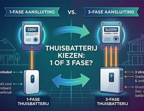 Thuisbatterij kiezen: Wat is het verschil tussen 1-fase en 3-fase?