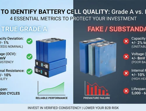 So erkennen Sie die Qualität von LiFePO4-Batteriezellen: Der ultimative Leitfaden zum Aufspüren gefälschter Zellen der Güteklasse A