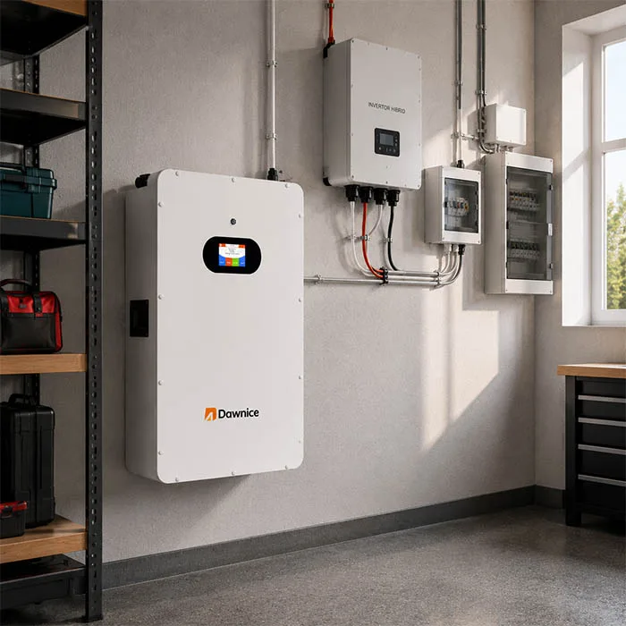 instalare-baterie-stocare-energie-perete-garaj-subsol