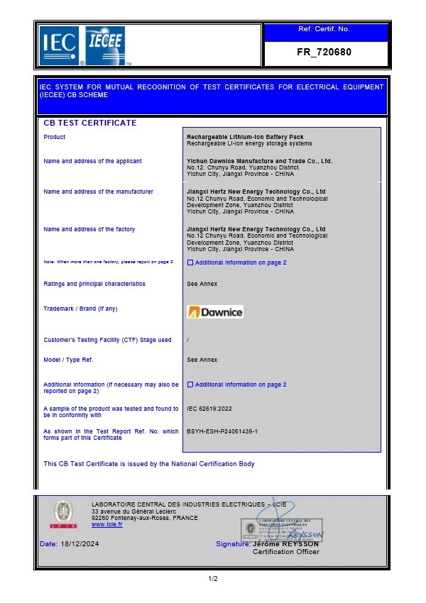 CB-Certificate-IEC-62619-HZEB-HCT-200 CB-Certificate-IEC-62619-HZEB-HCT-200