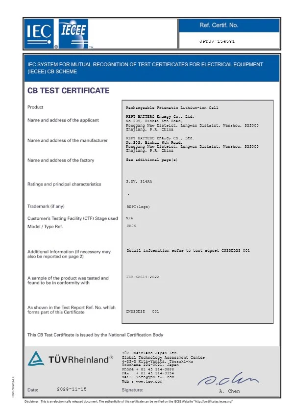 IEC-62619-Certificate-REPT-314Ah IEC-62619-Certificate-REPT-314Ah