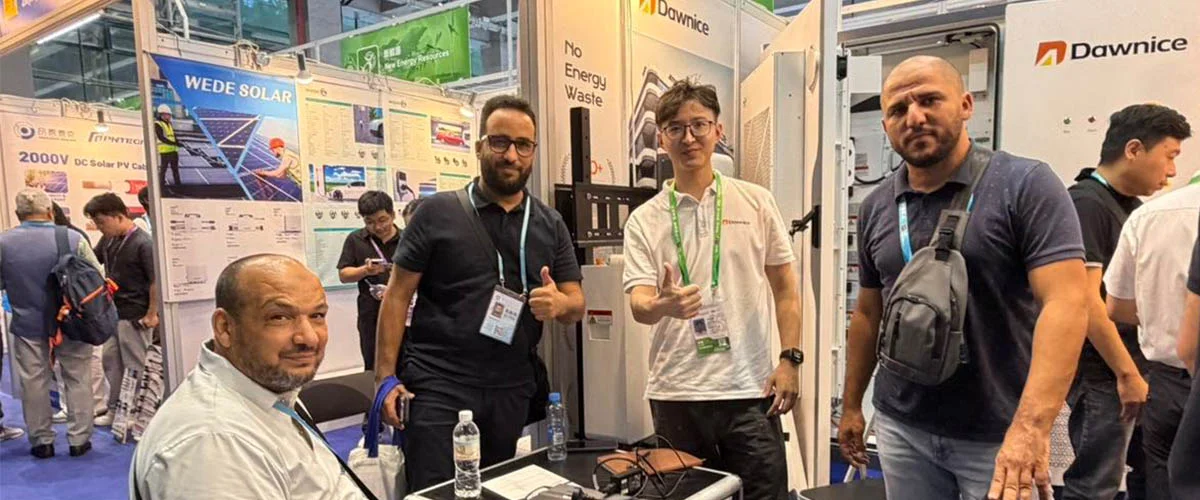 Dawnice at Canton Fair 2026 presenting LiFePO4 energy storage solutions in Guangzhou